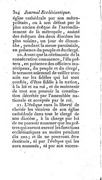 Journal ecclesiastique ou bibliotheque raisonnée des sciences ecclésiastiques