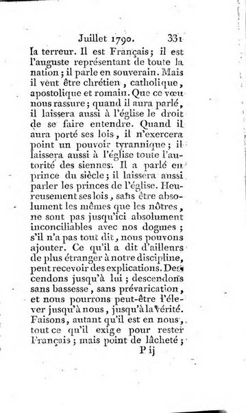 Journal ecclesiastique ou bibliotheque raisonnée des sciences ecclésiastiques