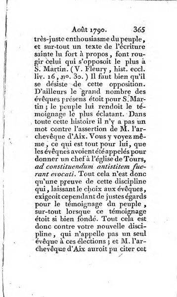 Journal ecclesiastique ou bibliotheque raisonnée des sciences ecclésiastiques