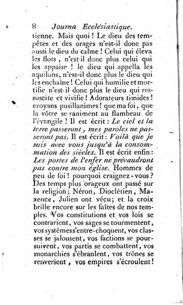 Journal ecclesiastique ou bibliotheque raisonnée des sciences ecclésiastiques