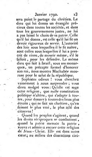 Journal ecclesiastique ou bibliotheque raisonnée des sciences ecclésiastiques