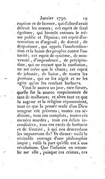 Journal ecclesiastique ou bibliotheque raisonnée des sciences ecclésiastiques