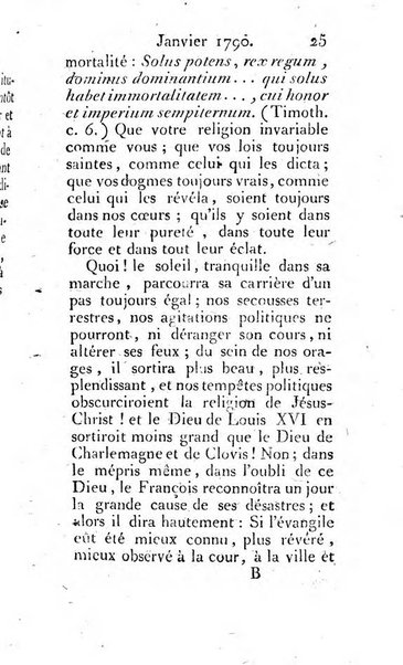 Journal ecclesiastique ou bibliotheque raisonnée des sciences ecclésiastiques