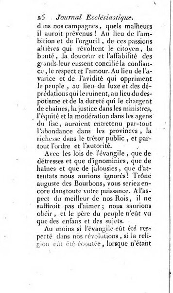 Journal ecclesiastique ou bibliotheque raisonnée des sciences ecclésiastiques