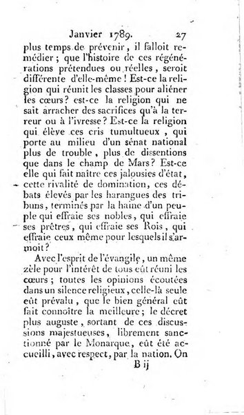 Journal ecclesiastique ou bibliotheque raisonnée des sciences ecclésiastiques