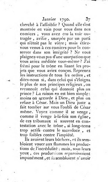Journal ecclesiastique ou bibliotheque raisonnée des sciences ecclésiastiques