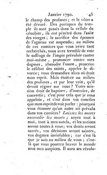 Journal ecclesiastique ou bibliotheque raisonnée des sciences ecclésiastiques