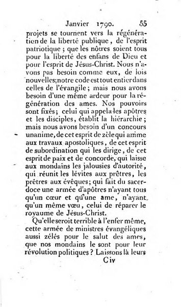 Journal ecclesiastique ou bibliotheque raisonnée des sciences ecclésiastiques