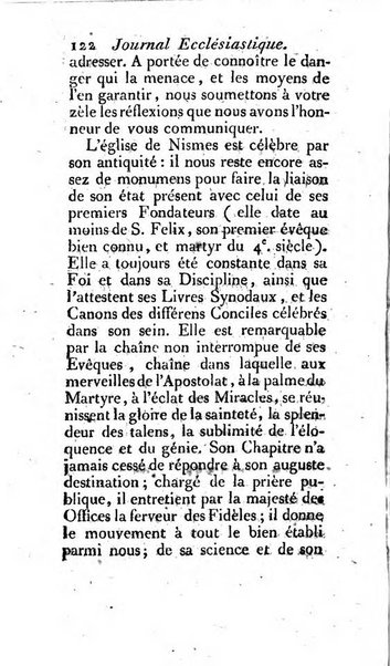 Journal ecclesiastique ou bibliotheque raisonnée des sciences ecclésiastiques