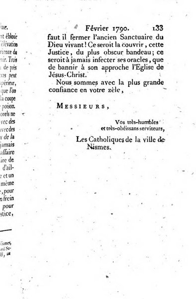 Journal ecclesiastique ou bibliotheque raisonnée des sciences ecclésiastiques