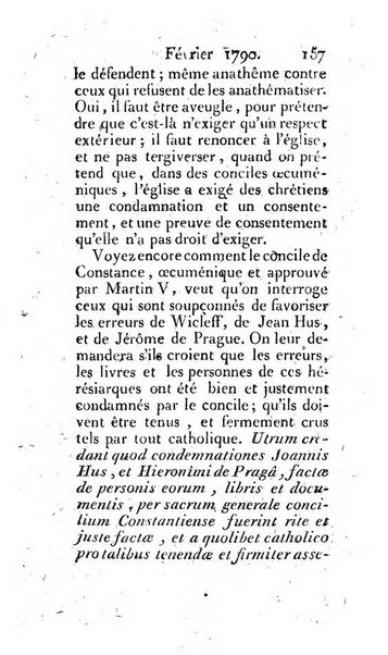 Journal ecclesiastique ou bibliotheque raisonnée des sciences ecclésiastiques