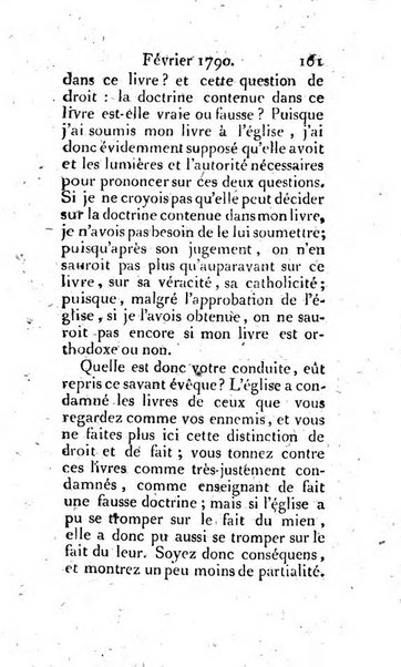 Journal ecclesiastique ou bibliotheque raisonnée des sciences ecclésiastiques