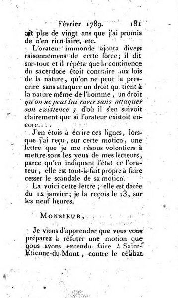 Journal ecclesiastique ou bibliotheque raisonnée des sciences ecclésiastiques