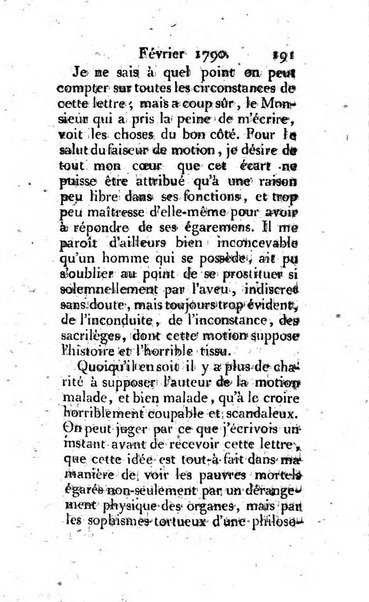 Journal ecclesiastique ou bibliotheque raisonnée des sciences ecclésiastiques