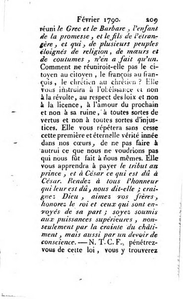 Journal ecclesiastique ou bibliotheque raisonnée des sciences ecclésiastiques