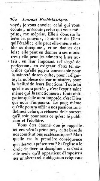 Journal ecclesiastique ou bibliotheque raisonnée des sciences ecclésiastiques