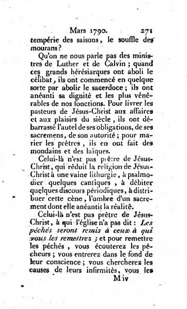 Journal ecclesiastique ou bibliotheque raisonnée des sciences ecclésiastiques