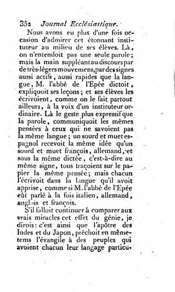 Journal ecclesiastique ou bibliotheque raisonnée des sciences ecclésiastiques