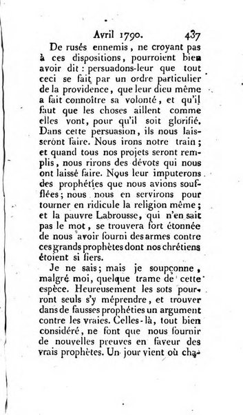 Journal ecclesiastique ou bibliotheque raisonnée des sciences ecclésiastiques