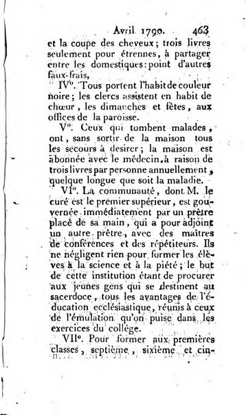 Journal ecclesiastique ou bibliotheque raisonnée des sciences ecclésiastiques