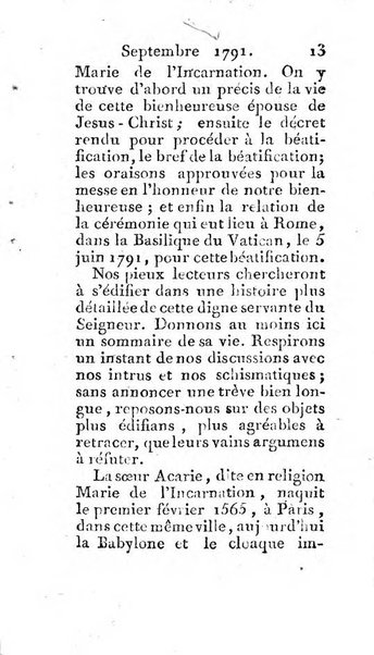 Journal ecclesiastique ou bibliotheque raisonnée des sciences ecclésiastiques