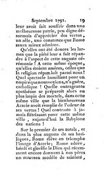 Journal ecclesiastique ou bibliotheque raisonnée des sciences ecclésiastiques