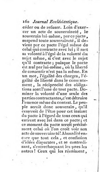 Journal ecclesiastique ou bibliotheque raisonnée des sciences ecclésiastiques