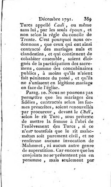 Journal ecclesiastique ou bibliotheque raisonnée des sciences ecclésiastiques