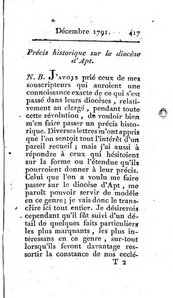 Journal ecclesiastique ou bibliotheque raisonnée des sciences ecclésiastiques