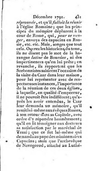 Journal ecclesiastique ou bibliotheque raisonnée des sciences ecclésiastiques