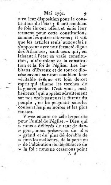 Journal ecclesiastique ou bibliotheque raisonnée des sciences ecclésiastiques