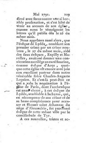 Journal ecclesiastique ou bibliotheque raisonnée des sciences ecclésiastiques