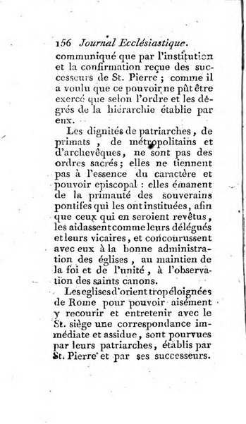 Journal ecclesiastique ou bibliotheque raisonnée des sciences ecclésiastiques