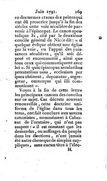 Journal ecclesiastique ou bibliotheque raisonnée des sciences ecclésiastiques