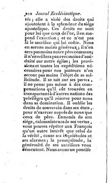 Journal ecclesiastique ou bibliotheque raisonnée des sciences ecclésiastiques