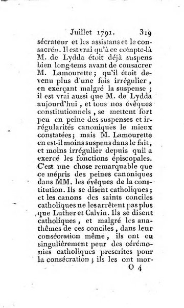 Journal ecclesiastique ou bibliotheque raisonnée des sciences ecclésiastiques