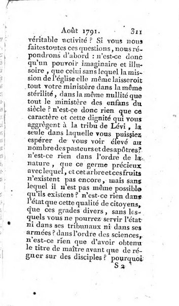 Journal ecclesiastique ou bibliotheque raisonnée des sciences ecclésiastiques