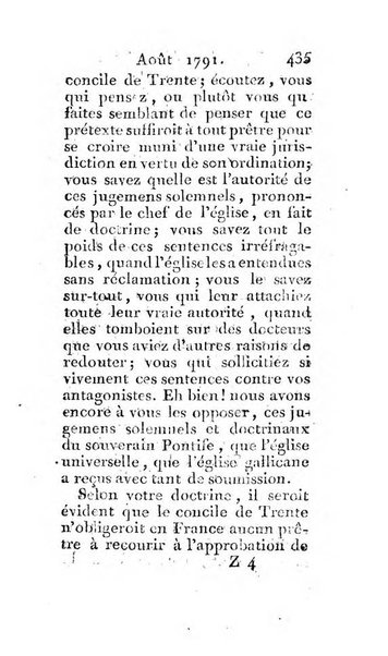 Journal ecclesiastique ou bibliotheque raisonnée des sciences ecclésiastiques