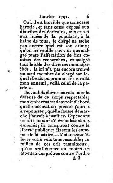 Journal ecclesiastique ou bibliotheque raisonnée des sciences ecclésiastiques