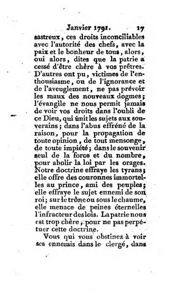 Journal ecclesiastique ou bibliotheque raisonnée des sciences ecclésiastiques