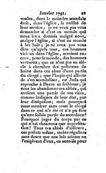 Journal ecclesiastique ou bibliotheque raisonnée des sciences ecclésiastiques