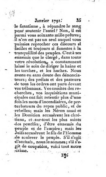 Journal ecclesiastique ou bibliotheque raisonnée des sciences ecclésiastiques