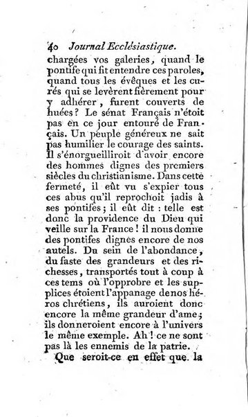 Journal ecclesiastique ou bibliotheque raisonnée des sciences ecclésiastiques