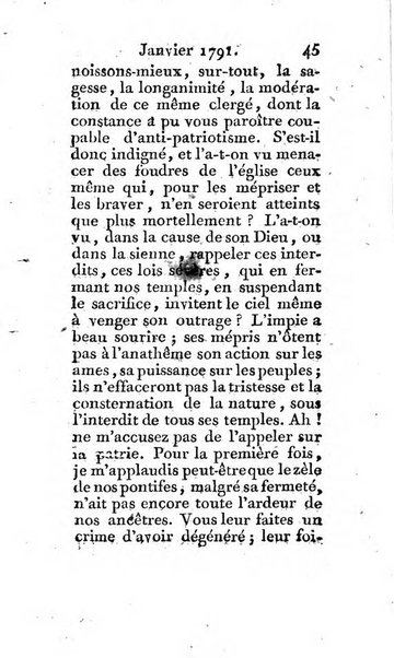 Journal ecclesiastique ou bibliotheque raisonnée des sciences ecclésiastiques