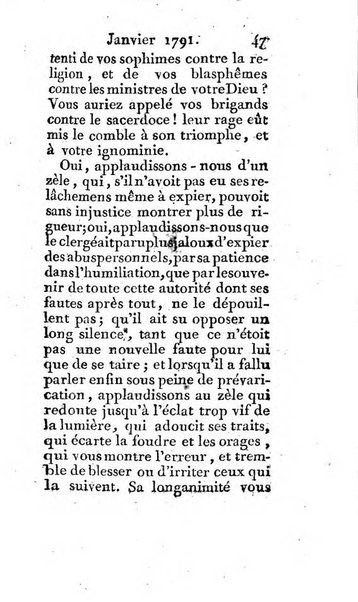 Journal ecclesiastique ou bibliotheque raisonnée des sciences ecclésiastiques