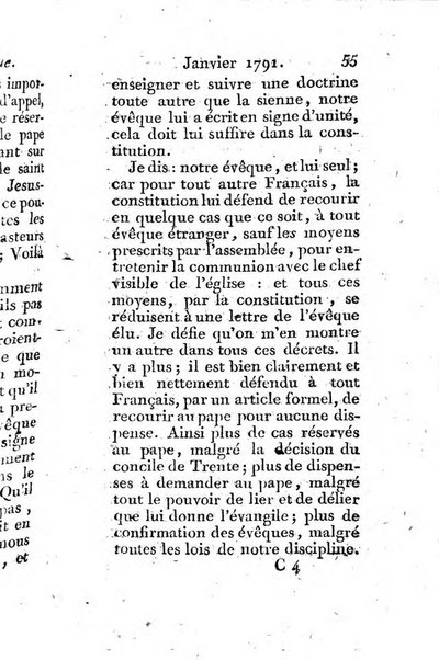 Journal ecclesiastique ou bibliotheque raisonnée des sciences ecclésiastiques