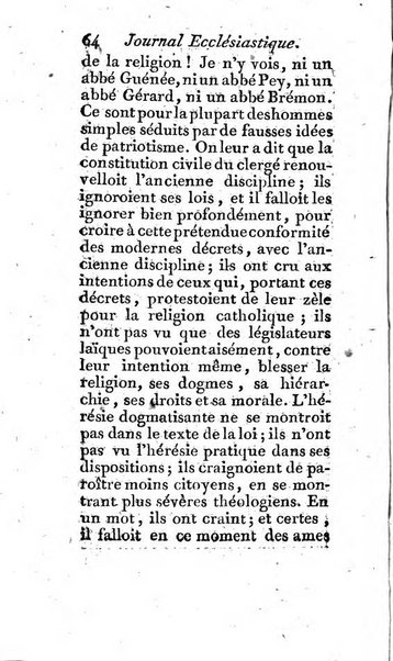 Journal ecclesiastique ou bibliotheque raisonnée des sciences ecclésiastiques