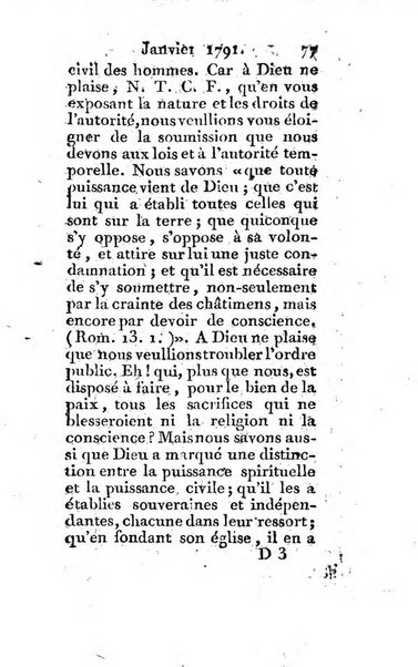 Journal ecclesiastique ou bibliotheque raisonnée des sciences ecclésiastiques