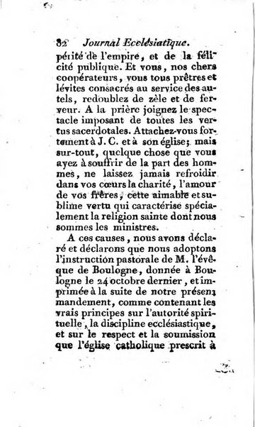 Journal ecclesiastique ou bibliotheque raisonnée des sciences ecclésiastiques
