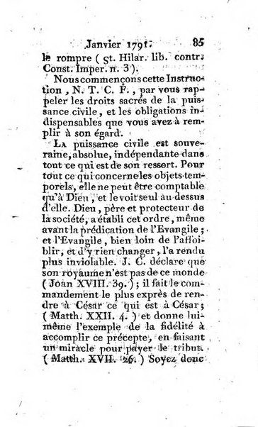 Journal ecclesiastique ou bibliotheque raisonnée des sciences ecclésiastiques